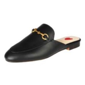 Girls black flats size 3